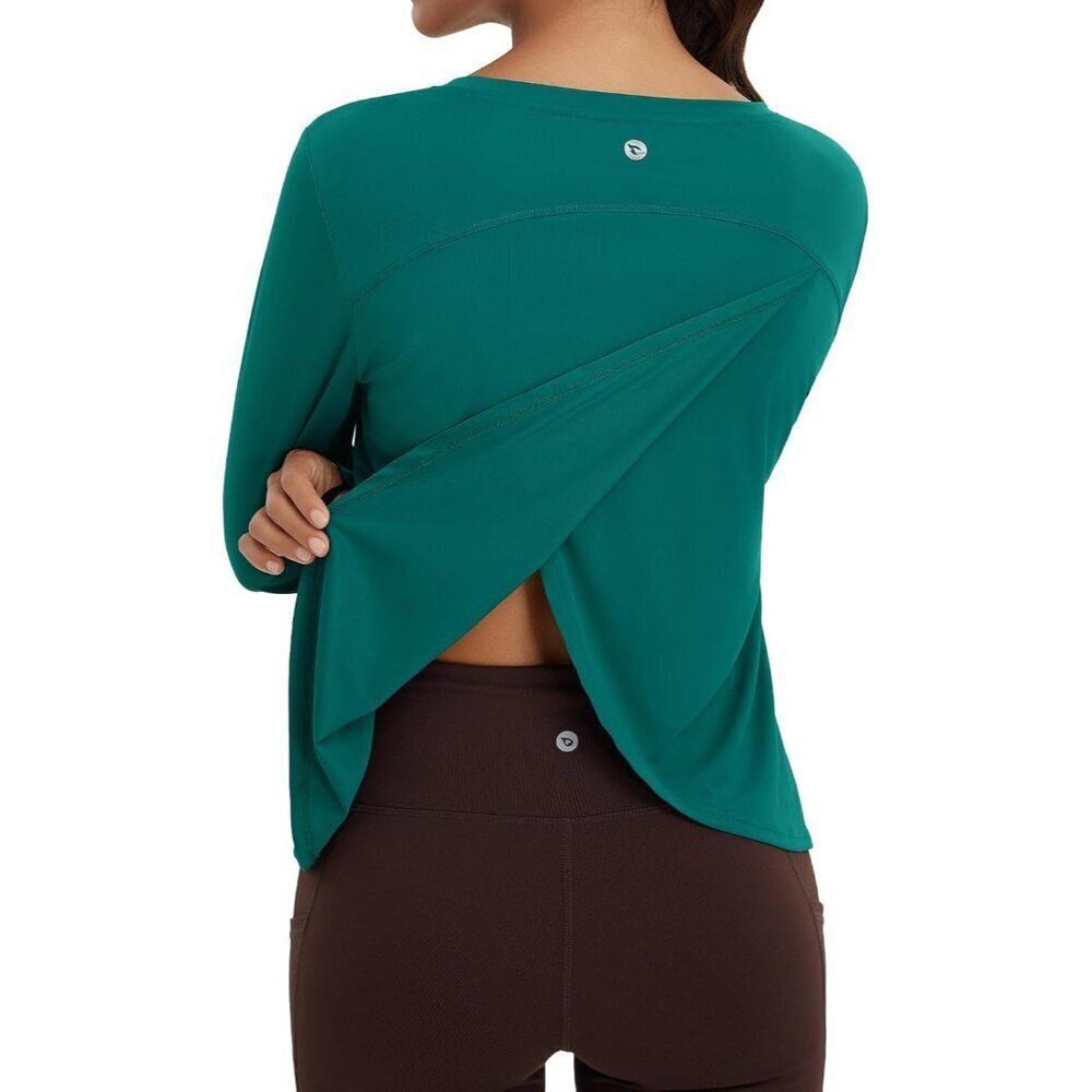 Women's Athletic Long Sleeve Top Polyester Sun Protection Running Gym